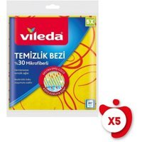 Vileda Sarı 5x5'li Mikrofiber Temizlik Bezi