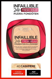 L'Oreal Paris Infaillible 24H Fresh Wear 40 Cashmere Mat Pudra