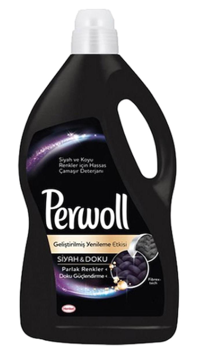 Perwoll Yenileme Onarım Siyahlar İçin 100 Yıkama Sıvı Deterjan 2x2.97 lt