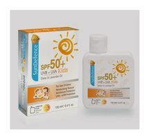 Sundefence 50 Faktör Hassas Ciltler İçin Suya Dayanıklı Parfümsüz Parabensiz Bebek Yüz ve Vücut Güneş Kremi 100 ml