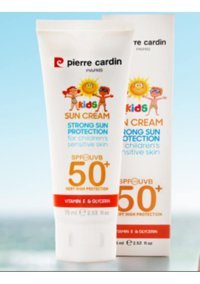 Pierre Cardin 50 Faktör Hassas Ciltler İçin Yağsız Suya Dayanıklı Bebek Yüz ve Vücut Güneş Kremi 75 ml