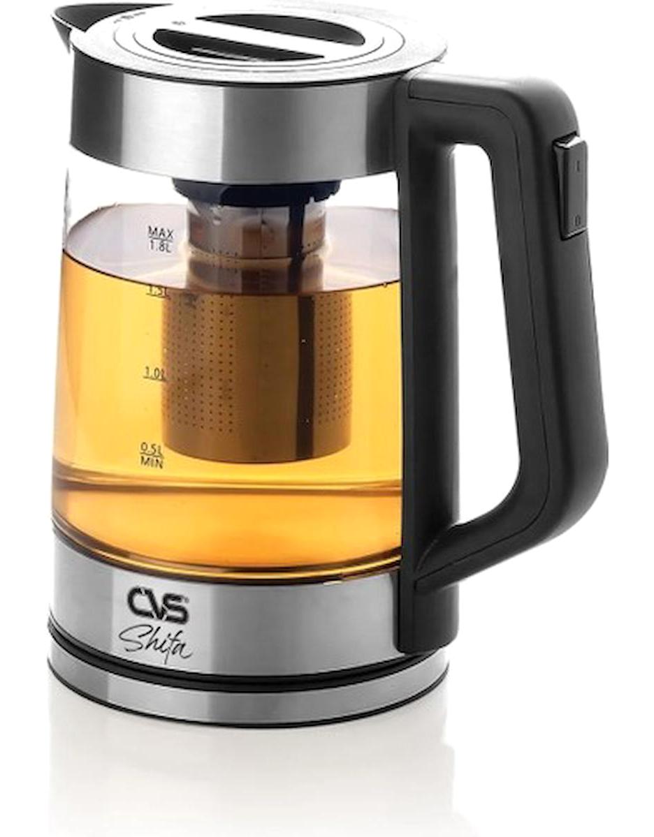 Cvs DN2341 Cam 1.8 lt 1500 W Klasik Gümüş Kettle