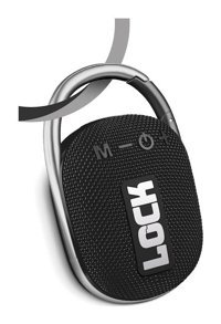 Powerway Lock Bluetooth Hoparlör Siyah