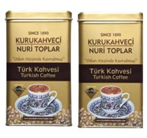 Nuri Toplar Sade Orta Kavrulmuş Türk Kahvesi 2x300 gr