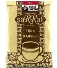 Sarraf Türk Kahvesi Sade Orta Kavrulmuş Türk Kahvesi 12x100 gr