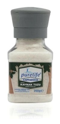 Purelife İyotlu Toz Kaynak Tuzu Değirmen 250 gr