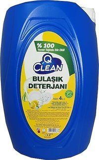 Q Clean Limon Kokulu El Bulaşık Deterjanı 4 lt