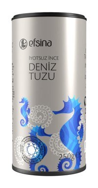 Efsina İyotsuz Kristal Deniz Tuzu Kutu 250 gr