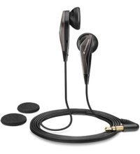 Sennheiser MX 375 Silikonsuz Mikrofonlu 3.5 mm Jak Kablolu Kulaklık Siyah