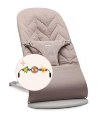 Babybjörn Bliss Sand Grey Sallanır Oyuncaklı 3 Kademeli Elektrikli Ana Kucağı