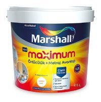 Marshall Maximum Su Bazlı Mat İç Cephe Boyası 2.5 lt Kırık İnci