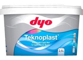 Dyo Teknoplast Plastik İç Cephe Boyası 2.5 lt Beyaz