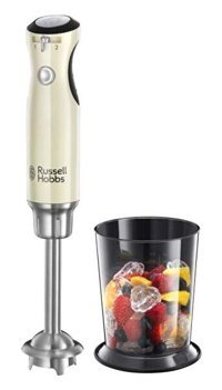 Russell Hobbs Hobbs 25232-56 Retro 1 lt Plastik Kişisel Turbo Fonksiyonu 700 W Tek Bıçaklı 2'li El Blender Krem