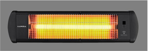 Luxell EXR-23 2900 Watt Duvar Tipi Infrared Isıtıcı Siyah