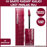 Maybelline New York 30 Unrivaled Kalıcı Parlak Likit Lipstick-Tüp Ruj