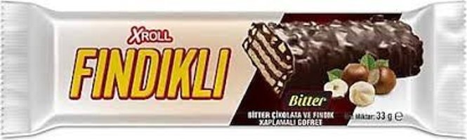 Xroll Bitter Çikolatalı Gofret 33 gr