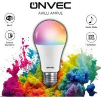 Onvec 9 W Akıllı Sarı RGB Kumandalı Gu10 Armut LED Ampul