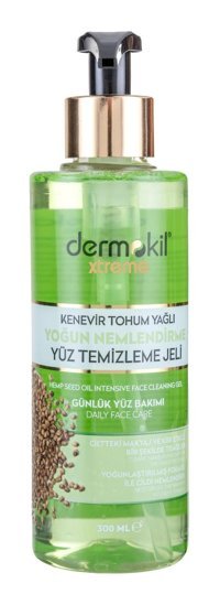 Dermokil Kenevir Tohumu Yağlı Yoğun Nemlendirici Yağlı Ciltler Yüz Temizleme Jeli 300 ml