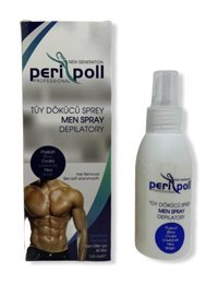 Peri Poll Tüm Ciltler İçin Genital Bölge Bacak Yüz Koltuk Altı Tüm Vücut Erkek Tüy Dökücü Sprey 125 ml