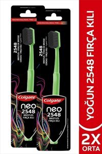 Colgate Neo Orta Manuel Yetişkin Diş Fırçası Yeşil 2 Adet