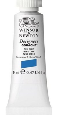 Winsor & Newton Designers 621 Tüp Mavi 14 ml Guaj Boya