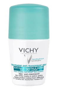 Vichy Leke Yapmayan Ter Önleyici Antiperspirant Roll-On Unisex Deodorant 50 ml