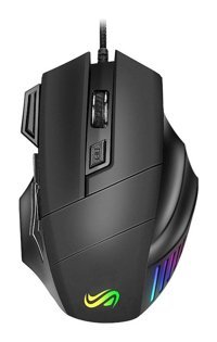 GTX Cobra Rgb RGB Yatay Makrolu Kablolu Siyah Optik Gaming Mouse