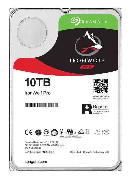 Seagate Ironwolf Pro ST10000NE0004 10 TB 3.5 inç USB 3.0 Harici Harddisk Kırmızı