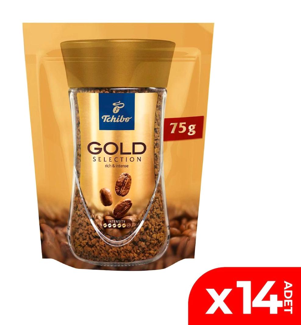 Tchibo Gold Selection Paket Granül Kahve 14x75 gr