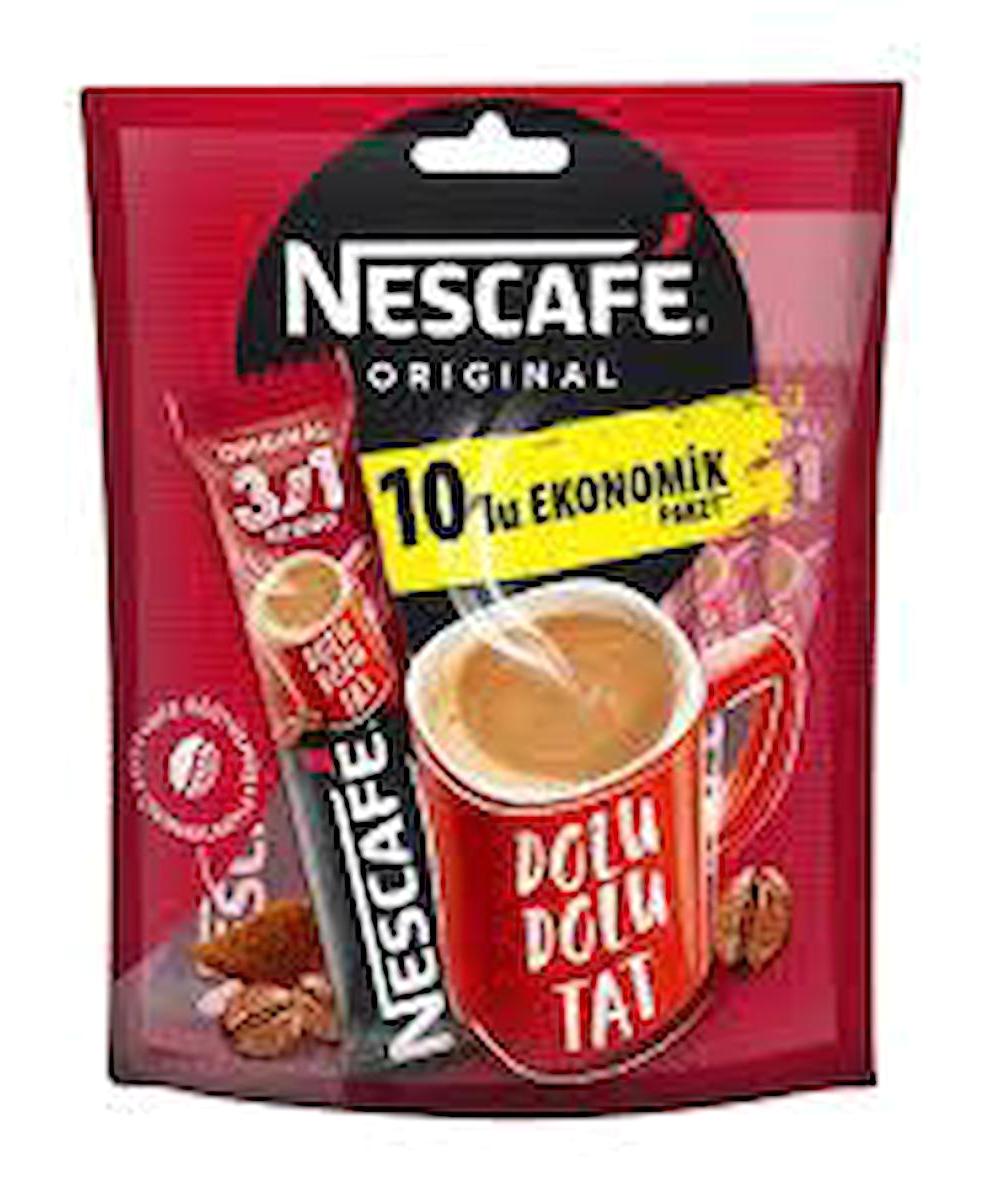 Nescafe 3'ü 1 Arada Paket Granül Kahve 185 gr