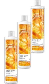 Avon Senses Portakal-Yasemin Kokulu Duş Jeli 3x250 ml