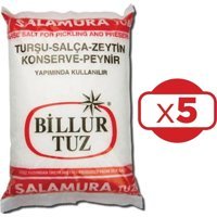 Billur İri İyotsuz Kristal Salamura Deniz Tuzu Paket 15 kg