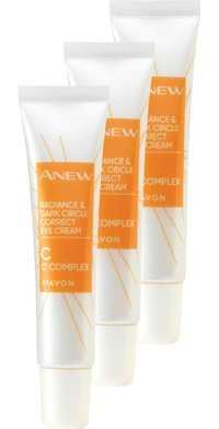 Avon Anew Radiance Tüm Ciltler için C Vitaminli Göz Çevresi Krem Tüp 3x15 ml