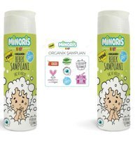 Minoris Baby Organik Göz Yakmayan Yenidoğan Tüm Ciltler Bitkisel Bebek Şampuanı 2x200 ml