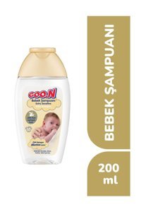 Goo.n Göz Yakmayan Hipoalerjenik Yenidoğan Hassas Ciltler Zeytinyağlı Bebek Şampuanı 200 ml