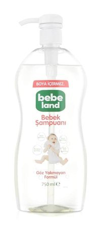 Bebeland Göz Yakmayan Yenidoğan Hassas Ciltler Bebek Şampuanı 10x750 ml