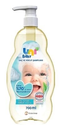 Uni Baby Göz Yakmayan Yenidoğan Normal Ciltler Bebek Şampuanı 700 ml