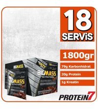 Bigjoy Bigmas +Gh Factors Go Çikolata Aromalı 18 Servis Kas Yapıcı Karbonhidrat 1800 gr Şase