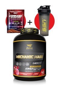 Onyx Nutrition Mechanic Çilek Aromalı 40 Servis Kas Yapıcı Gainer 4000 gr Toz