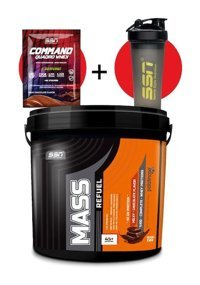 SSN Sports Style Nutrition Refuel Çikolata Aromalı 45 Servis Kas Kilo Gainer 5000 gr Toz