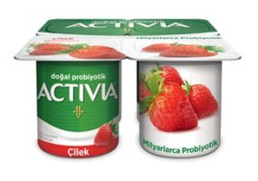 Activia Probiyotik Meyveli Yoğurt Kaymaksız 8x100 gr