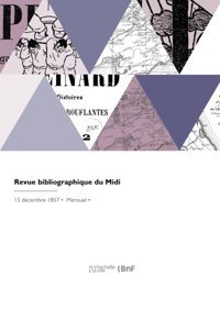 Revue Bibliographique Du Midi Lagarrigue, Fernand Hachette Livre Bnf