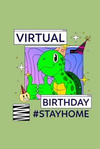 Virtual Birthday, Stay Home Traetteberg, Mads Aas Independently Publıshed