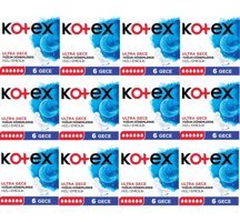 Kotex Ultra Gece Orta 6'lı Hijyenik Ped 12 Adet