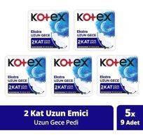 Kotex Ekstra Orta 9'lu Hijyenik Ped 5 adet