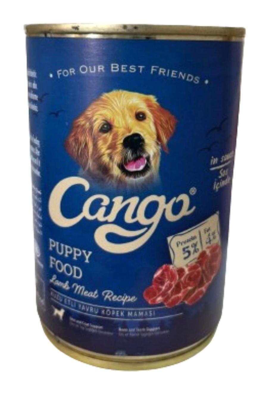 Cango Kuzu Etli Soslu Yavru Yaş Köpek Maması 415 gr