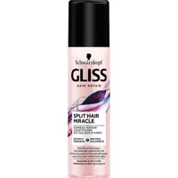 Gliss Split Hair Miracle İyonik Kompleks Üzüm Çekirdeği Yağı Onarıcı Boyalı Tüm Saçlar için Durulanmayan Kadın Saç Kremi 200 ml