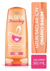 Loreal Paris Elseve Dream Long Kolay Tarama Vitamini Hint Yağı Nemlendirici Boyalı Tüm Saçlar için Kadın Saç Kremi 360 ml