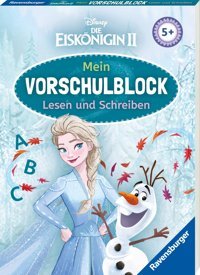 Disney Die Eiskönigin 2 Mein Vorschulblock Lesen Und Schreiben Konzentration, Erstes Lesen Und Schreiben Und Rtseln Für Kinder Ab 5 Jahren Lernen Für Anna Und Elsa Fans Ab Vorschule Hahn, Stefanie Ravensburger