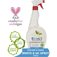 Ecos3 Ekolojik Banyo Wc Temizleyici Sprey 750 ml